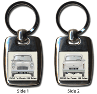 Ford Popular 100E Deluxe 1959-62 Keyring 5